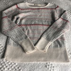 Sessun Red & Grey Sweater